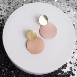 Серьги металл