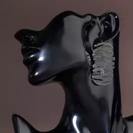 Серьги металл