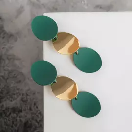 Серьги металл