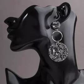 Серьги металл