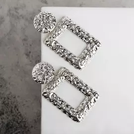 Серьги металл
