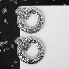 Серьги металл