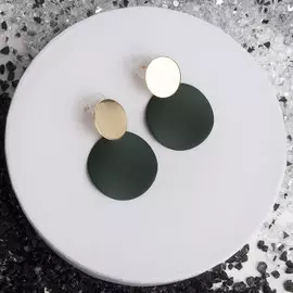 Серьги металл