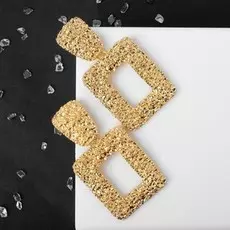 Серьги металл