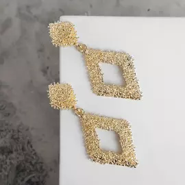 Серьги металл