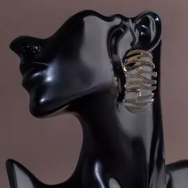 Серьги металл