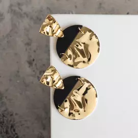 Серьги металл