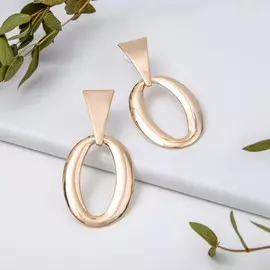 Серьги металл