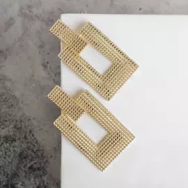 Серьги металл