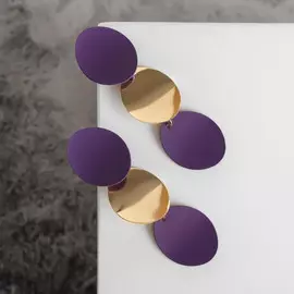 Серьги металл