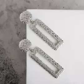 Серьги металл