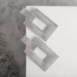 Серьги металл