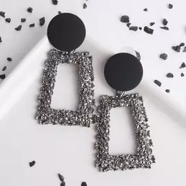 Серьги металл