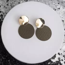 Серьги металл