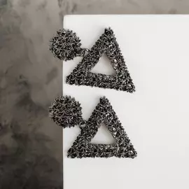 Серьги металл