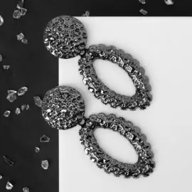 Серьги металл