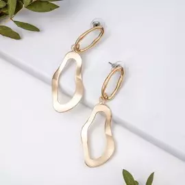 Серьги металл