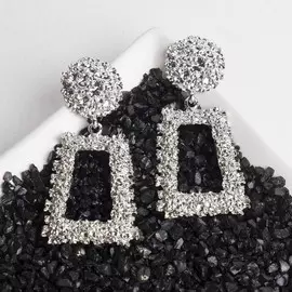 Серьги металл