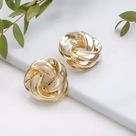 Серьги металл