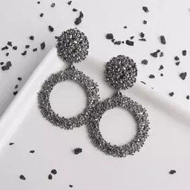 Серьги металл