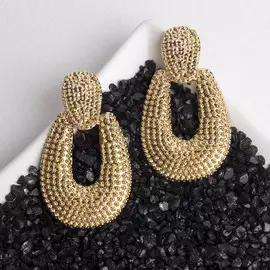 Серьги металл