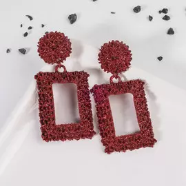 Серьги металл