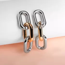 Серьги металл