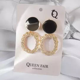 Серьги металл