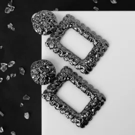 Серьги металл