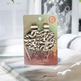 Серьги металл