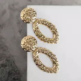 Серьги металл