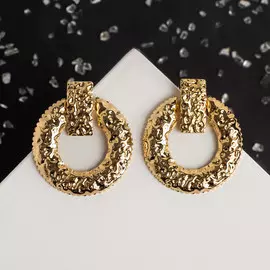 Серьги металл