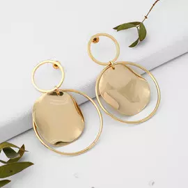 Серьги металл