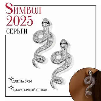 Серьги металл