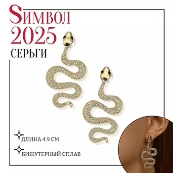 Серьги металл
