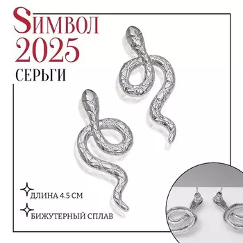 Серьги металл