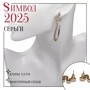 Серьги металл