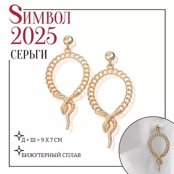 Серьги металл