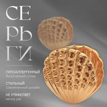 Серьги металл