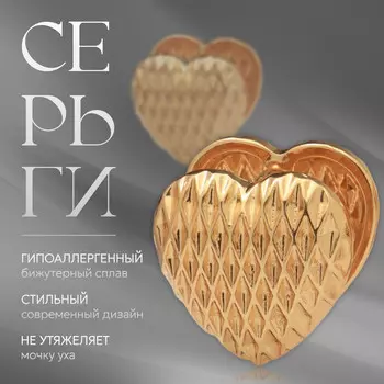 Серьги металл