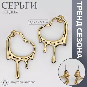 Серьги металл