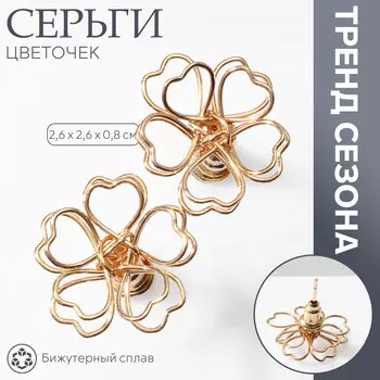 Серьги металл