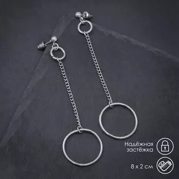 Серьги металл