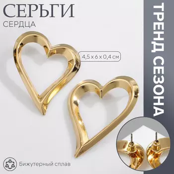Серьги металл