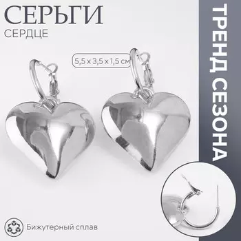 Серьги металл