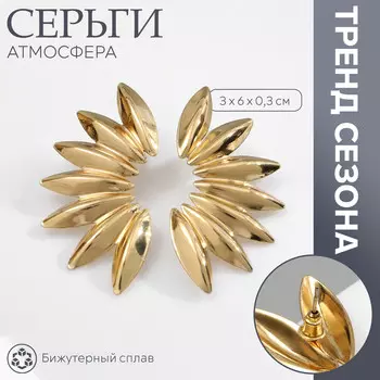 Серьги металл