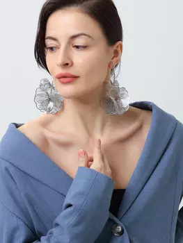 Серьги металл