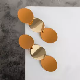 Серьги металл