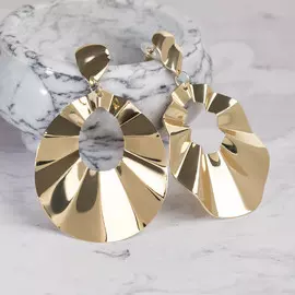 Серьги металл