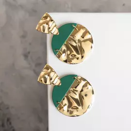 Серьги металл